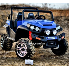 Детский электромобиль M 3454 EBLR-4 Багги, двухместный, синий